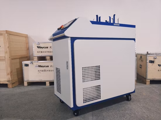 Ventas calientes 1000W 1500W Máquina de soldadura láser Máquina de soldadura de acero al carbono Máquina de soldadura láser de cabeza oscilante de mano con alimentador de alambre automático